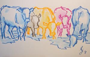 The Sunday Art Show - How to paint cows in watercolour
